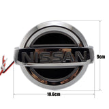 NISSAN Red 5D LED Car Tail Logo Badge Emblem Auto Light Lamp For TIIDA X-TRAIL