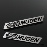 Mugen Black 3D Emblem Sticker (15CM) x2
