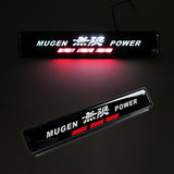Mugen Set Black 3D Emblem (15CM) with Mugen Power LED Logo Illuminated Badge