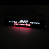 Mugen Set Black 3D Emblem (11CM) with Mugen Power LED Logo Illuminated Badge
