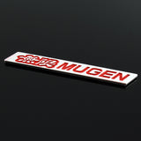Mugen Set Red & Chrome 3D Emblem (15CM) with Mugen Power LED Logo Illuminated Badge