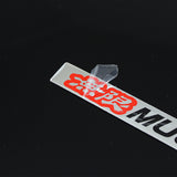 Mugen Silver Emblem Sticker x2