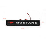 LED Light Car Front Grille Emblem Badge Illuminated Decal Sticker For Mustang X1