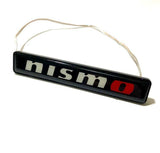 JDM Nismo Logo LED Light Car Front Grille Badge Illuminated Decal Sticker