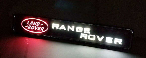 Land Rover RANGE ROVER LED Light Car Front Bumper Grille Badge Illuminated Emblem Luminescent Decal Sticker