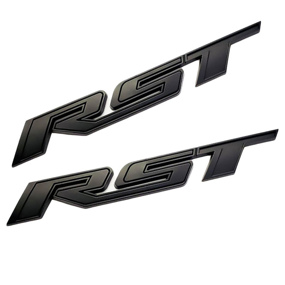 2PCS Chevrolet Chevy Silverado 1500 RST Tailgate Emblem Badge For 2019-2021 Universal New