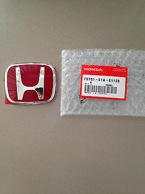 Brand New Front or Rear Honda JDM Red H Emblem Badge for NSX S2000 Prelude RSX