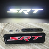 SRT LED Light Front Grille Emblem Decal Badge For Dodge Ram Challenge Charger