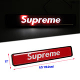 LED Supreme3M Racing Emblem Light Front Grille Ornament Emblem For Honda Toyota