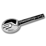 Black Ford Motor Mustang SVO Side Fender & Rear Trunk Emblems - Pair