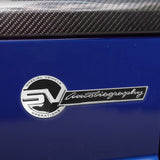Black Ford Motor Mustang SVO Side Fender & Rear Trunk Emblems - Pair