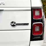 Black Ford Motor Mustang SVO Side Fender & Rear Trunk Emblems - Pair