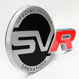 Universal Black Red Badge Emblem Deck Lid Trunk Rear Decal Range Rover 1PC