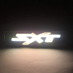 DODGE SXT LED Light Car Front Bumper Grille Badge Illuminated Emblem Luminescent Decal Sticker