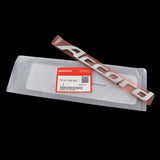 3PCS SET Front + Rear Red/Black JDM H Emblems with Chrome Accord Emblem for 2008 - 2012 ACCORD SEDAN 4DR