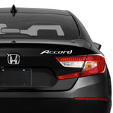 2 PCS Set Honda Chrome Rear "H" Emblem with Accord Set for 2008 - 2012 Accord Coupe 2DR