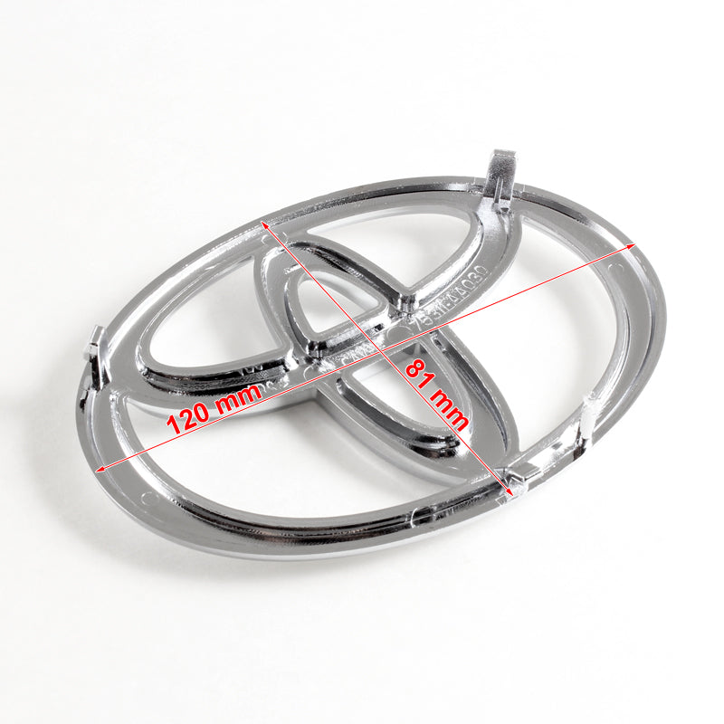 Genuine Toyota Chrome Front Grille Emblem - 75311-33100 (Fits 2002-2005 4Runner & Camry)