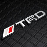 Toyota TRD Chrome 3D Aluminum Emblem Sticker (16CM)