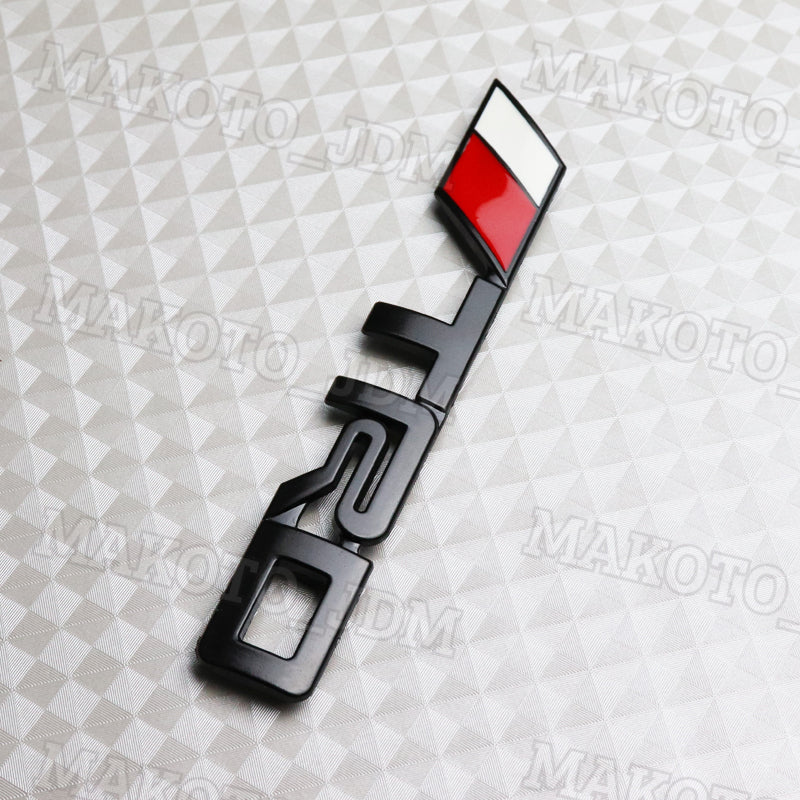 Autocollant Métallique 3D TRD - Noir 9,5x2 Cm - Pour Voiture, Moto, Vélo - Sticker Logo Personnalisé - 2