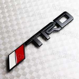 Toyota TRD Black 3D Metal Emblem Sticker