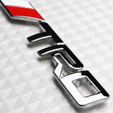 Toyota TRD Chrome 3D Emblem Badge for Front Grille