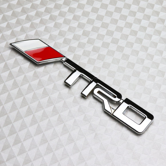 Toyota TRD Chrome 3D Emblem Badge for Front Grille