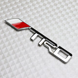 Toyota TRD Chrome 3D Emblem Badge for Front Grille