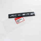 HONDA ACCORD SEDAN Set 2018-2019 GENUINE REAR TRUNK CHROME EMBLEM with LED Front Grille Emblem