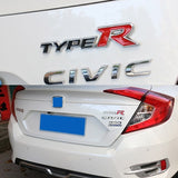 1 pc 3D Aluminum TYPE-R Car Front/Rear Badge Fender Body Emblem Decal Sticker NEW