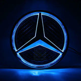 Mercedes Benz Blue Front Grille Star LED Emblem Light For 2005-2013 Illuminated Logo