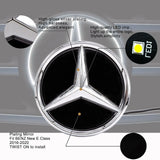 Mercedes Benz E CLASS Mirror Car Star Illuminated Logo Front Emblem Grille LED Light For 2016-2020