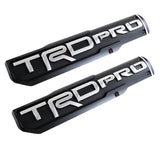 2 pcs 3D ABS Molded Nameplate TRD PRO Toyota Tacoma OEM Door Emblem Sticker Badge