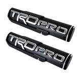 2 pcs 3D ABS Molded Nameplate TRD PRO Toyota Tacoma OEM Door Emblem Sticker Badge