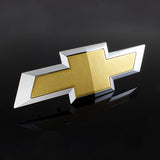 3 pcs Set 2016-2019 Chevy Silverado 1500 Gold Front Bow tie Emblem with Z71 Black Badge Logo
