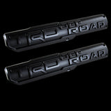 TRD OFF ROAD Toyota Tacoma OEM 3D ABS Molded Nameplate Door Emblem Badge with License Plate Frame with Caps