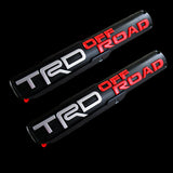 2 pcs TRD OFF ROAD 3D ABS Molded Nameplate Toyota Tacoma OEM Door Emblem Sticker Badge