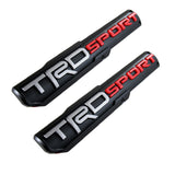 2 pcs TRD SPORT 3D ABS Molded Nameplate Toyota Tacoma OEM Door Emblem Sticker Badge