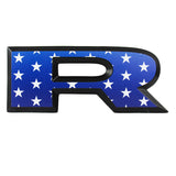 Set of RAM 3D Letter Logo Car Tailgate Emblem Flag Pattern Badge Sticker for 1500 Rear Trunk 2015 2016 2017 2018
