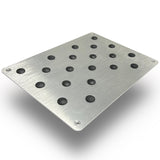 Honda Type R Set of High Quality Real Carbon Fiber Brake Pedal Pads with Anti Skid Aluminum Floor Mat