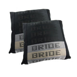 Bride Gradation Racing Seat Cloth/Fabric Set - Neck Headrests, Throw Pillows & Seat Belt Covers