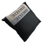 Bride Black Gradation Car Cushion