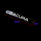 Acura Black Car Door Rear Trunk Side Fenders Bumper Badge Scratch Guard Sticker New 2pcs