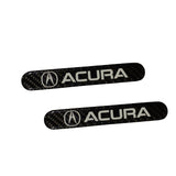 ACURA LOGO Set Emblems with Silver Keychain Wheel Tire Valves Air Caps - US SELLER