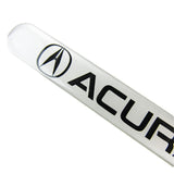 Acura White Car Door Rear Trunk Side Fenders Bumper Badge Scratch Guard Sticker New 2pcs