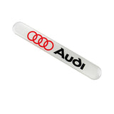 AUDI Set LOGO Emblems with SLINE Black Wheel Tire Valves Air Caps Keychain - US SELLER