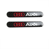 AUDI Set LOGO Emblems with Silver Wheel Tire Valves Air Caps Keychain - US SELLER