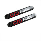 AUDI Set LOGO Emblems with Black SLINE Wheel Tire Valves Air Caps Keychain - US SELLER