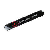 Mercedes-Benz Black Car Door Rear Trunk Side Fenders Bumper Badge Scratch Guard Sticker New 2pcs