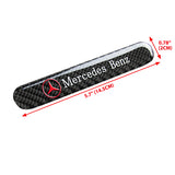 Mercedes-Benz Carbon Fiber Car Door Rear Trunk Side Fenders Bumper Badge Scratch Guard Sticker New 2pcs