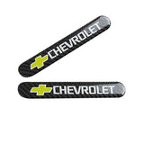 Chevrolet CHEVY Set Emblems with Red LOGO Valves Tire Wheel Air Caps Keychain - US SELLER
